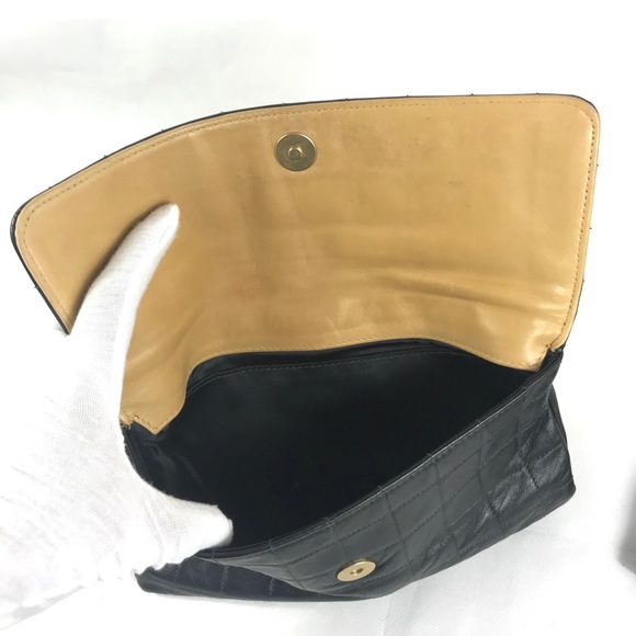 RARE Hot Find! Chanel 2 Face Sheepskin Flap Crossbody - Authentic - Picture 12 of 16